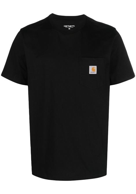 t-shirt pocket uomo nera CARHARTT WIP | I03043489.XX